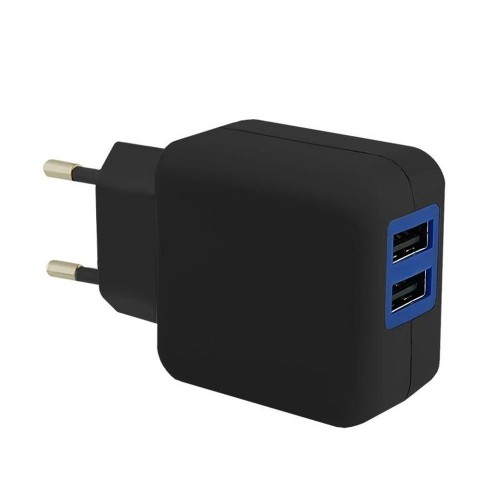 AC adaptér pre smartfón, tablet 5V 2,1A 2xUSB